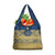 Latvia Jani Midsummer Grocery Bag Blue Gold Latvijas Auseklis