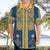 Latvia Jani Midsummer Hawaiian Shirt Blue Gold Latvijas Auseklis