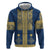 Latvia Jani Midsummer Hoodie Blue Gold Latvijas Auseklis