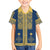 Latvia Jani Midsummer Kid Hawaiian Shirt Blue Gold Latvijas Auseklis