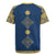 Latvia Jani Midsummer Rugby Jersey Blue Gold Latvijas Auseklis