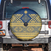 Latvia Jani Midsummer Spare Tire Cover Blue Gold Latvijas Auseklis