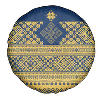 Latvia Jani Midsummer Spare Tire Cover Blue Gold Latvijas Auseklis