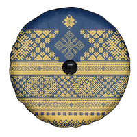 Latvia Jani Midsummer Spare Tire Cover Blue Gold Latvijas Auseklis
