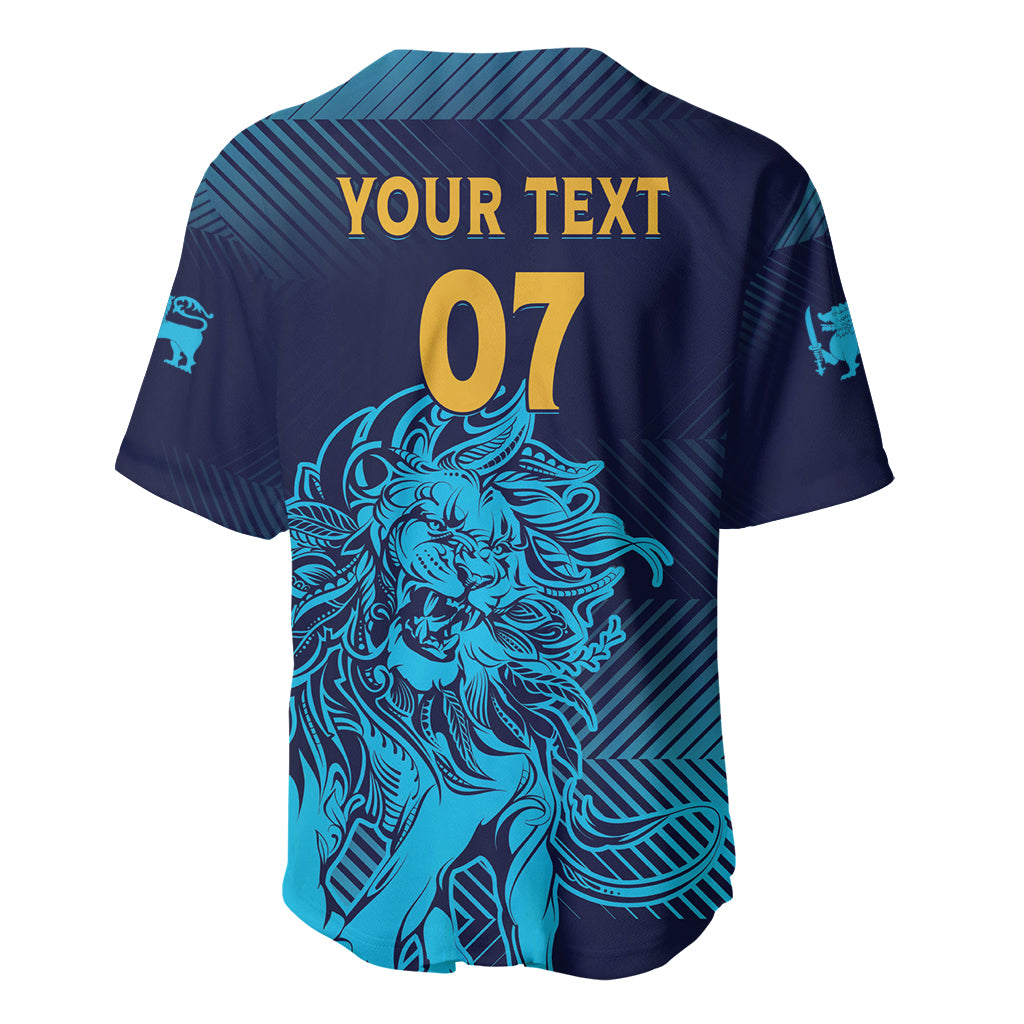 Sri Lanka Cricket Lion World Cup 2024 Baseball Jersey Gradient Inspiration LT7 - Wonder Print Shop