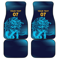 Sri Lanka Cricket Lion World Cup 2024 Car Mats Gradient Inspiration LT7 - Wonder Print Shop