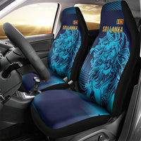 Sri Lanka Cricket Lion World Cup 2024 Car Seat Cover Gradient Inspiration LT7 - Wonder Print Shop