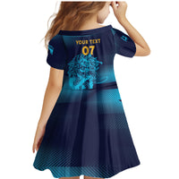 Sri Lanka Cricket Lion World Cup 2024 Family Matching Mermaid Dress and Hawaiian Shirt Gradient Inspiration LT7 - Wonder Print Shop