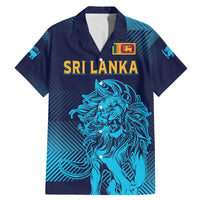 Sri Lanka Cricket Lion World Cup 2024 Family Matching Mermaid Dress and Hawaiian Shirt Gradient Inspiration LT7 - Wonder Print Shop