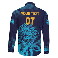 Sri Lanka Cricket Lion World Cup 2024 Family Matching Tank Maxi Dress and Hawaiian Shirt Gradient Inspiration - Wonder Print Shop