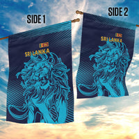 Sri Lanka Cricket Lion World Cup 2024 Garden Flag Gradient Inspiration - Wonder Print Shop
