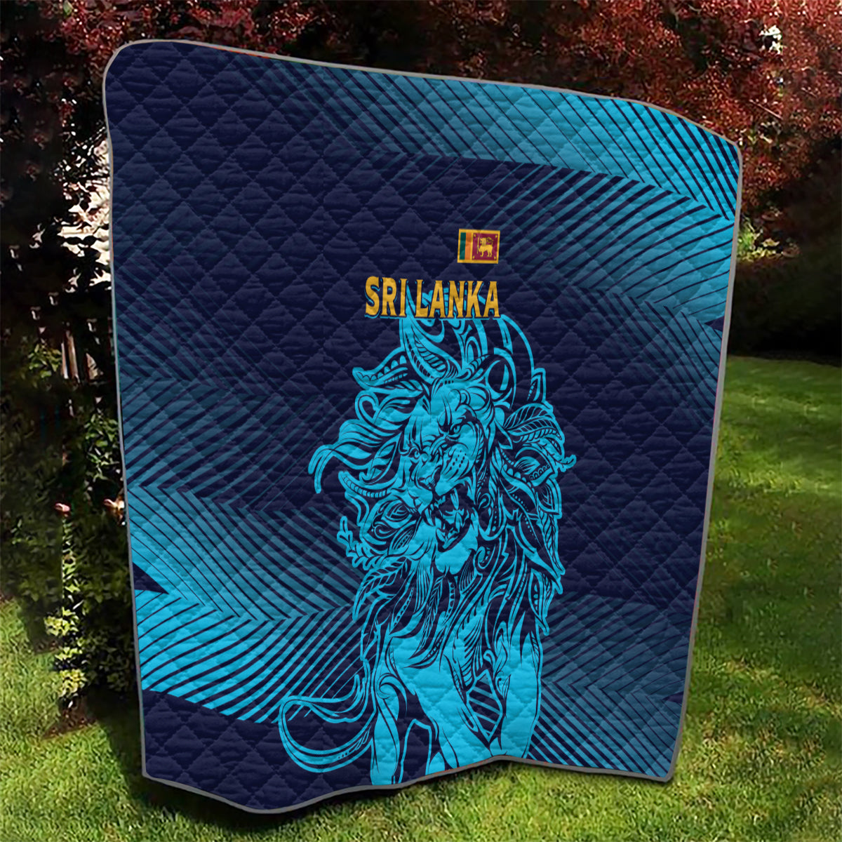 Sri Lanka Cricket Lion World Cup 2024 Quilt Gradient Inspiration - Wonder Print Shop