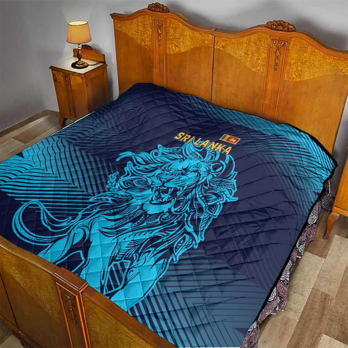 Sri Lanka Cricket Lion World Cup 2024 Quilt Gradient Inspiration - Wonder Print Shop