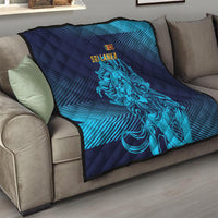 Sri Lanka Cricket Lion World Cup 2024 Quilt Gradient Inspiration - Wonder Print Shop