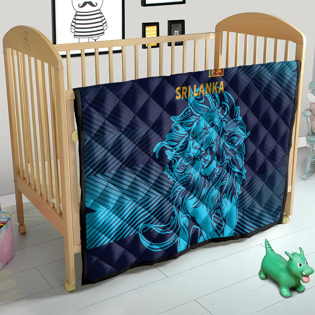 Sri Lanka Cricket Lion World Cup 2024 Quilt Gradient Inspiration - Wonder Print Shop
