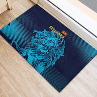 Sri Lanka Cricket Lion World Cup 2024 Rubber Doormat Gradient Inspiration - Wonder Print Shop