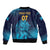 Sri Lanka Cricket Lion World Cup 2024 Sleeve Zip Bomber Jacket Gradient Inspiration - Wonder Print Shop