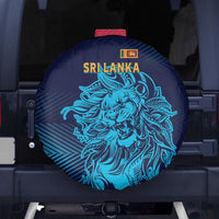 Sri Lanka Cricket Lion World Cup 2024 Spare Tire Cover Gradient Inspiration - Wonder Print Shop