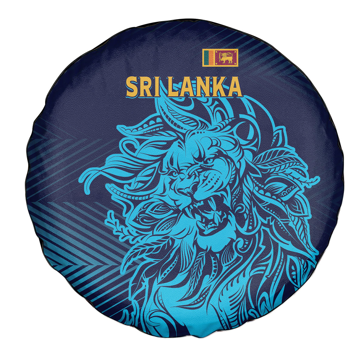 Sri Lanka Cricket Lion World Cup 2024 Spare Tire Cover Gradient Inspiration - Wonder Print Shop