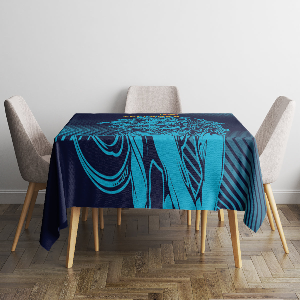Sri Lanka Cricket Lion World Cup 2024 Tablecloth Gradient Inspiration - Wonder Print Shop
