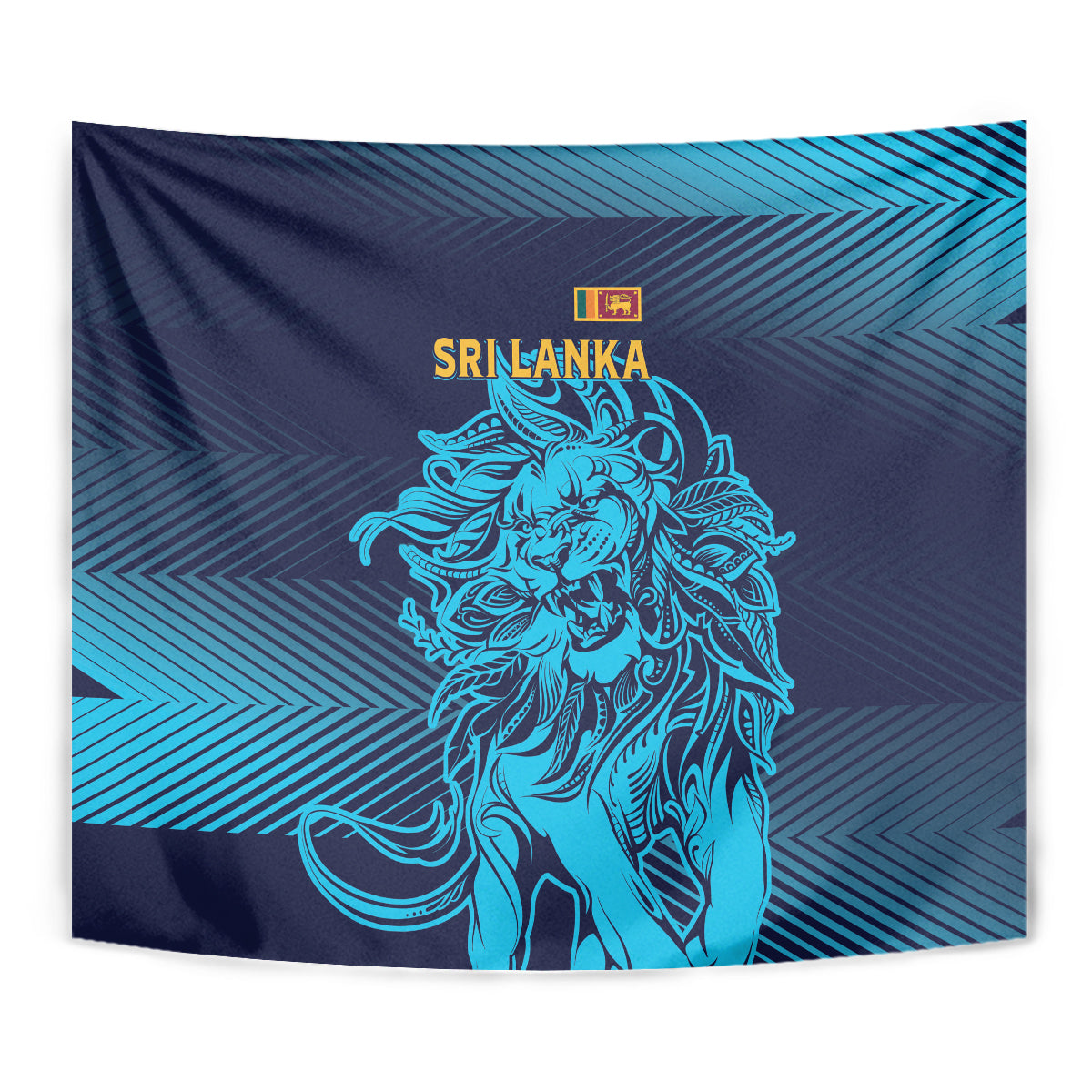 Sri Lanka Cricket Lion World Cup 2024 Tapestry Gradient Inspiration - Wonder Print Shop