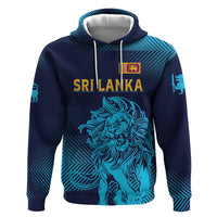 Sri Lanka Cricket Lion World Cup 2024 Zip Hoodie Gradient Inspiration - Wonder Print Shop
