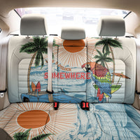 Summer Holiday It's 5 o'clock Somewhere Vintage Hawaii Back Car Seat Cover