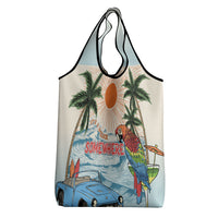 Summer Holiday It's 5 o'clock Somewhere Vintage Hawaii Grocery Bag