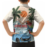 Summer Holiday It's 5 o'clock Somewhere Vintage Hawaii Kid Hawaiian Shirt LT7