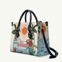 Summer Holiday It's 5 o'clock Somewhere Vintage Hawaii Leather Bag