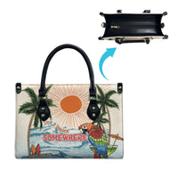 Summer Holiday It's 5 o'clock Somewhere Vintage Hawaii Leather Bag