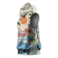 Summer Holiday It's 5 o'clock Somewhere Vintage Hawaii Sleeveless Hoodie