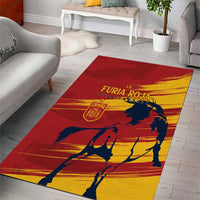 Spain La Furia Roja Area Rug 2024 Tetracampeon Espana LT7 - Wonder Print Shop