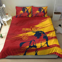 Spain La Furia Roja Bedding Set 2024 Tetracampeon Espana LT7 - Wonder Print Shop