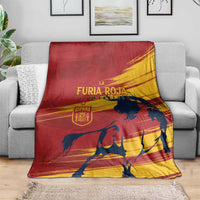 Spain La Furia Roja Blanket 2024 Tetracampeon Espana