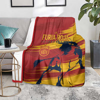 Spain La Furia Roja Blanket 2024 Tetracampeon Espana