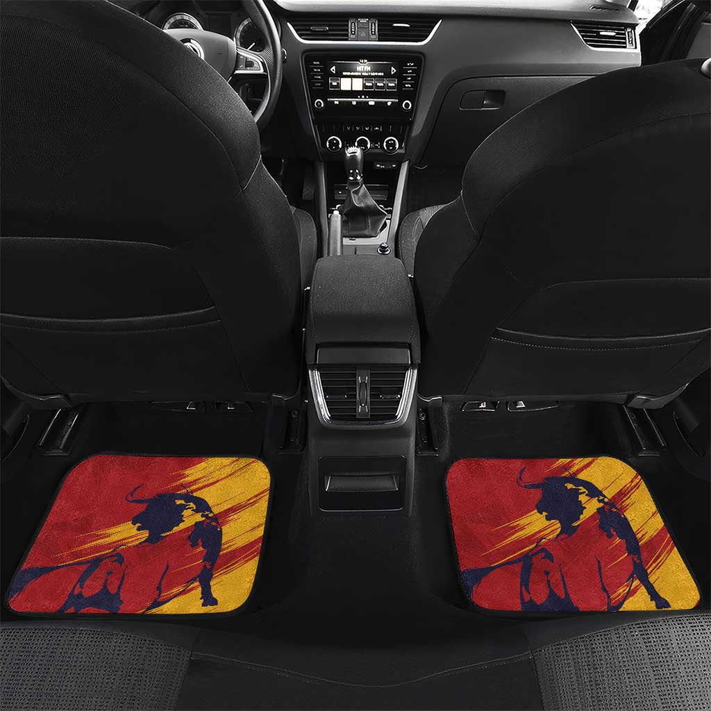 Spain La Furia Roja Car Mats 2024 Tetracampeon Espana LT7 - Wonder Print Shop
