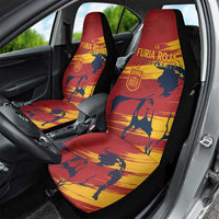 Spain La Furia Roja Car Seat Cover 2024 Tetracampeon Espana LT7 - Wonder Print Shop