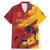 Spain La Furia Roja Custom Family Matching Mermaid Dress and Hawaiian Shirt 2024 Tetracampeon Espana LT7 - Wonder Print Shop