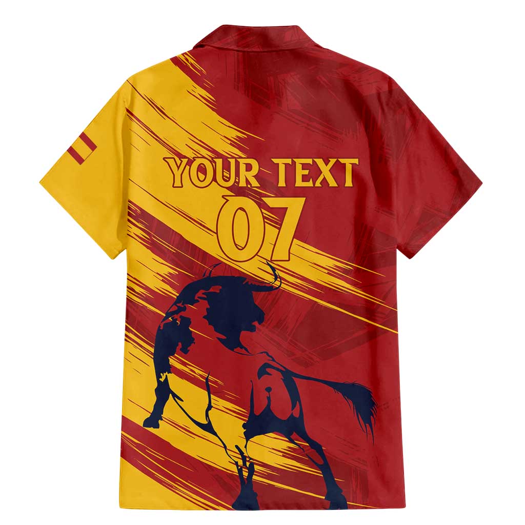 Spain La Furia Roja Custom Family Matching Mermaid Dress and Hawaiian Shirt 2024 Tetracampeon Espana LT7 - Wonder Print Shop