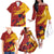 Spain La Furia Roja Custom Family Matching Off The Shoulder Long Sleeve Dress and Hawaiian Shirt 2024 Tetracampeon Espana - Wonder Print Shop
