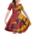 Spain La Furia Roja Custom Family Matching Short Sleeve Bodycon Dress and Hawaiian Shirt 2024 Tetracampeon Espana - Wonder Print Shop