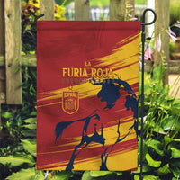 Spain La Furia Roja Garden Flag 2024 Tetracampeon Espana - Wonder Print Shop