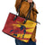 Spain La Furia Roja Leather Tote Bag 2024 Tetracampeon Espana - Wonder Print Shop