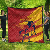 Spain La Furia Roja Quilt 2024 Tetracampeon Espana - Wonder Print Shop