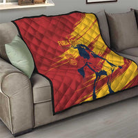 Spain La Furia Roja Quilt 2024 Tetracampeon Espana - Wonder Print Shop