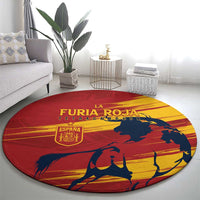 Spain La Furia Roja Round Carpet 2024 Tetracampeon Espana