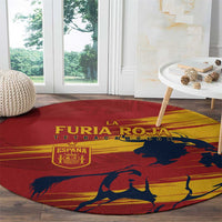 Spain La Furia Roja Round Carpet 2024 Tetracampeon Espana
