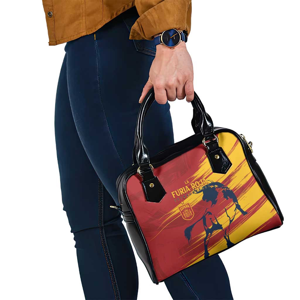 Spain La Furia Roja Shoulder Handbag 2024 Tetracampeon Espana