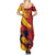 Spain La Furia Roja Custom Summer Maxi Dress 2024 Tetracampeon Espana - Wonder Print Shop